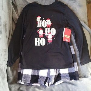 #467 Boys pajamas 2 piece set size 4 "Family Pajamas"